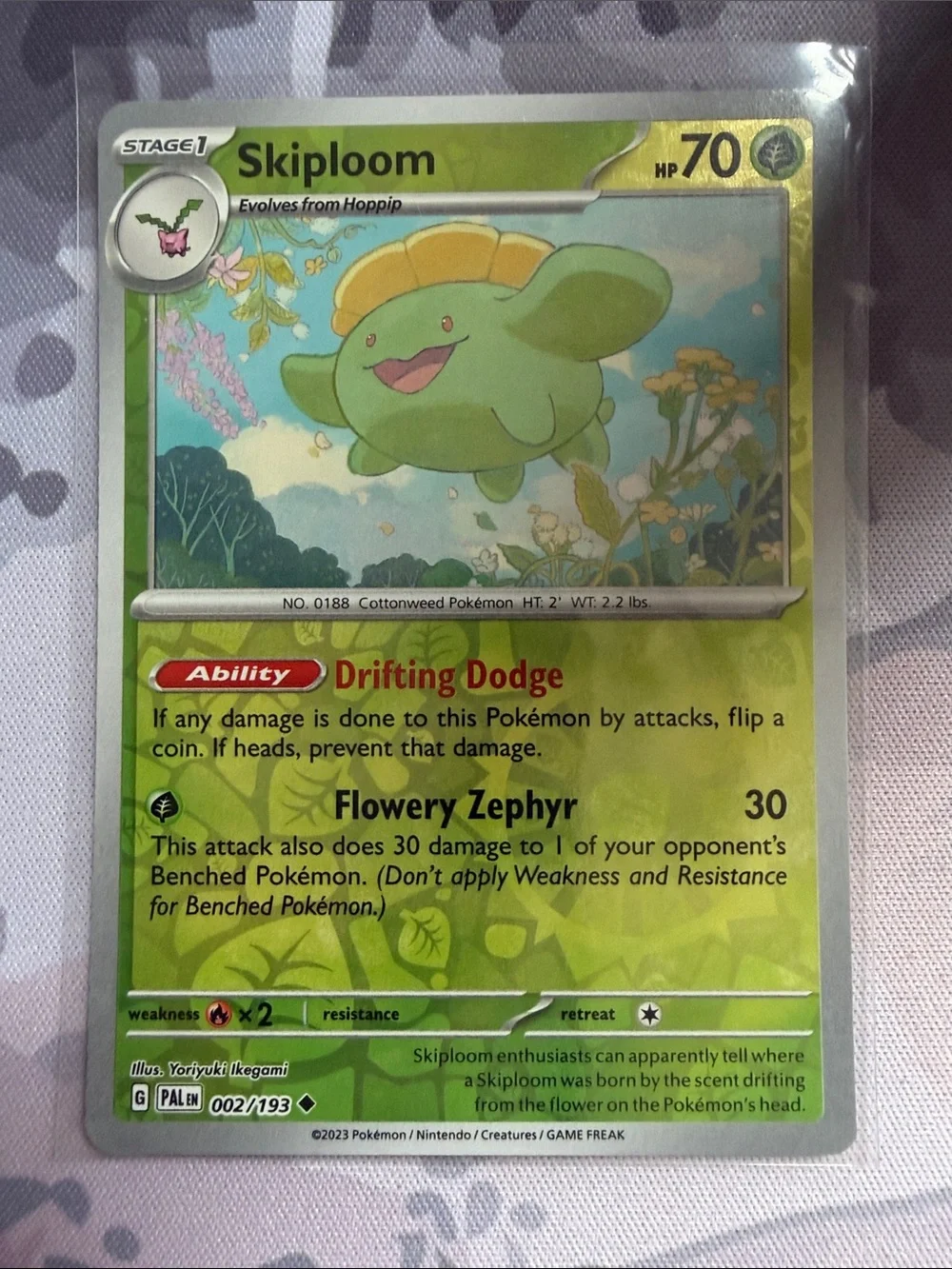 Hoppip Skiploom Reverse Holo Evolution Pokémon Card Lot TCG ✨5/$25✨